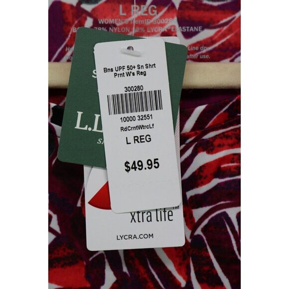 L. L. Bean Long Sleeve UPF 50+ UV Protection Top-Large-New w/Tags - Picture 7 of 10